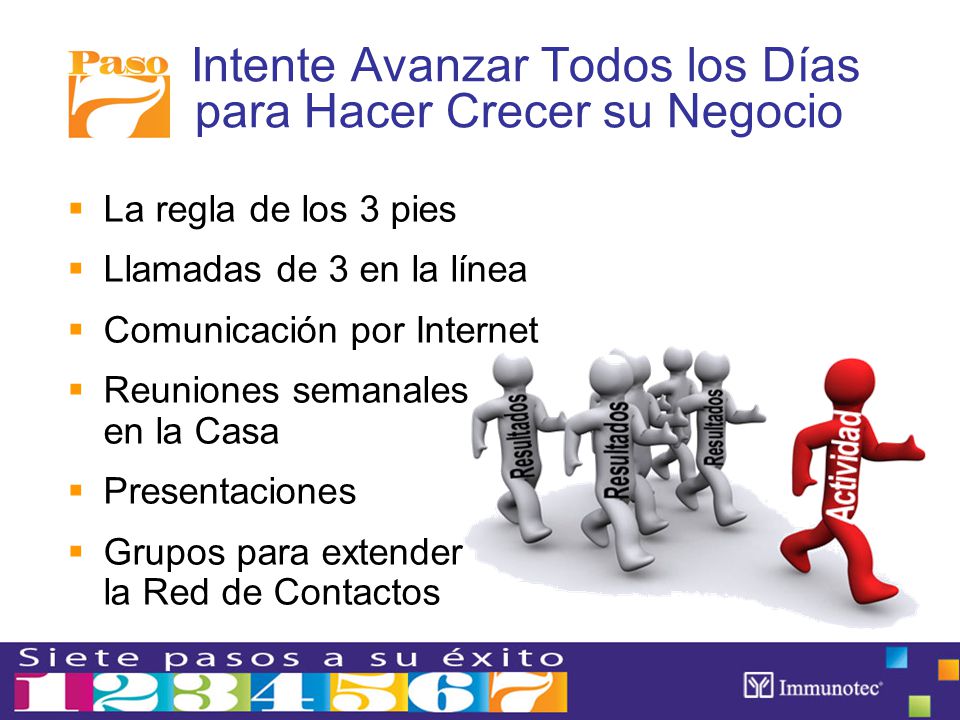 Intente Avanzar Todos los Días para Hacer Crecer su Negocio