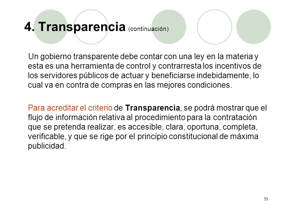 5. Honradez Concepto. Actuación responsable e imparcial, con apego a las reglas, tanto de los servidores públicos como de los particulares.