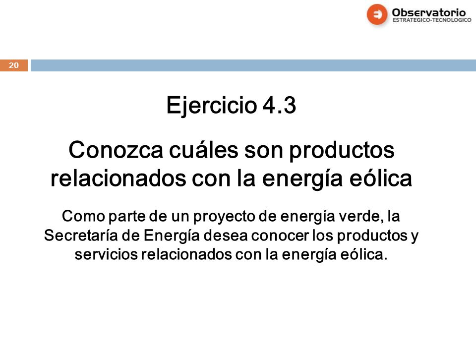 Conozca cuáles son productos relacionados con la energía eólica