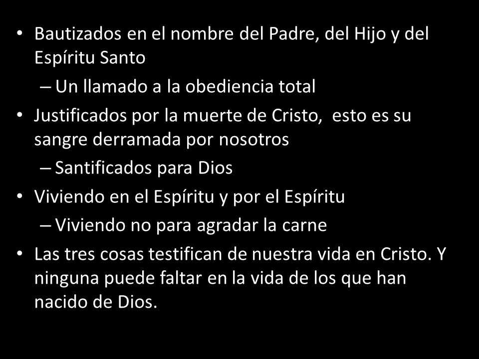 Bautizados en el nombre del Padre, del Hijo y del Espíritu Santo