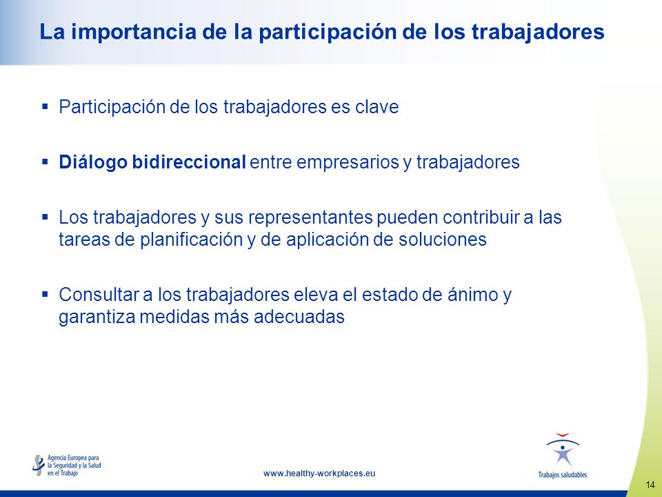 La importancia de la participación de los trabajadores