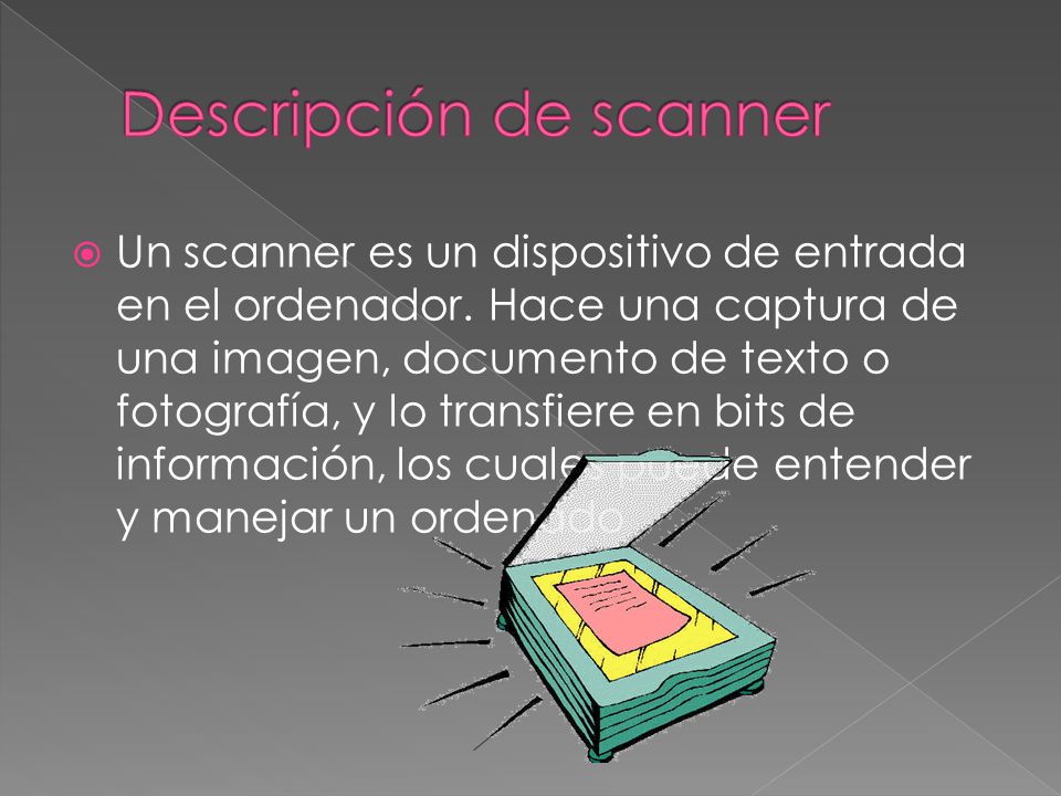 Descripción de scanner