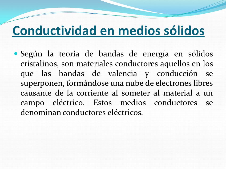 Conductividad Eléctrica - ppt video online descargar