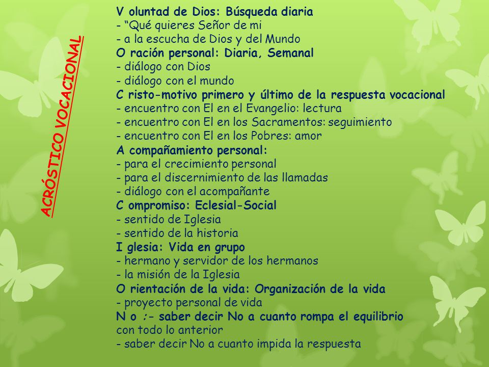 La Vocacion Que Es La Vocacion Signos De La Vocacion Motivaciones Ppt Video Online Descargar