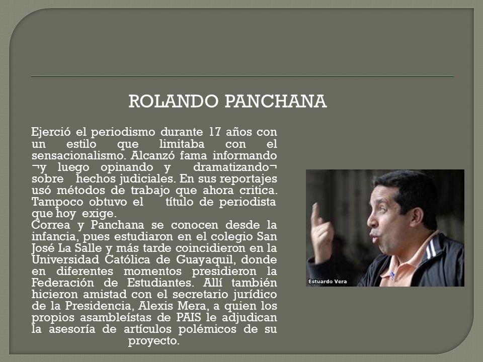 ROLANDO PANCHANA