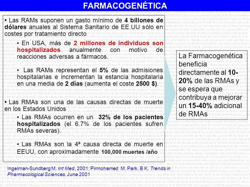 Las RAMs suponen un gasto mínimo de 4 billones de dólares anuales al Sistema Sanitario de EE.UU sólo en costes por tratamiento directo