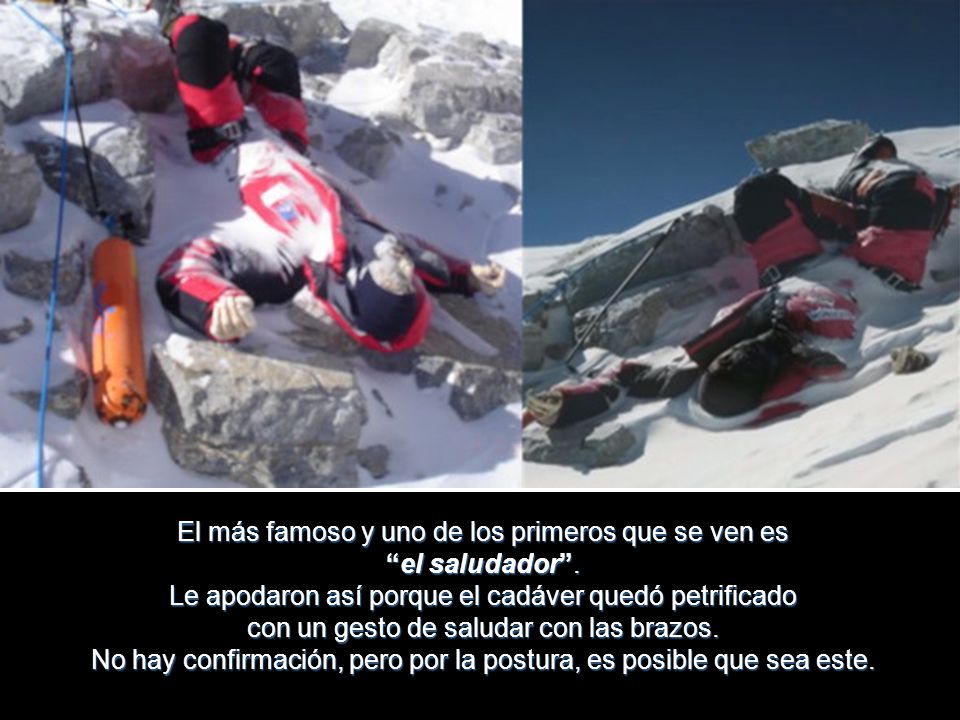 El más famoso y uno de los primeros que se ven es el saludador .