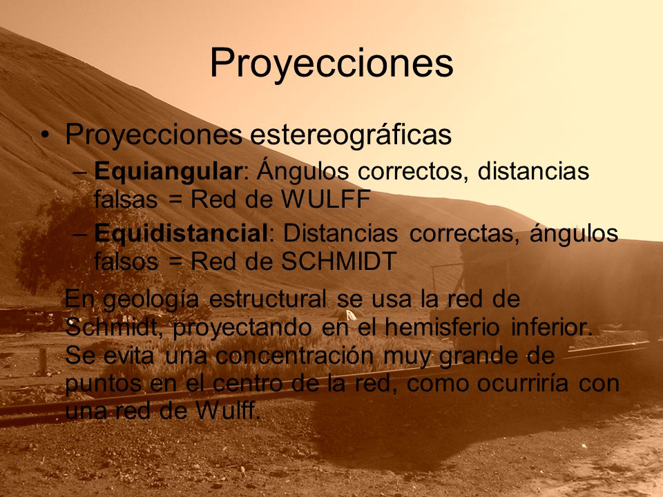 Proyecciones Proyecciones estereográficas