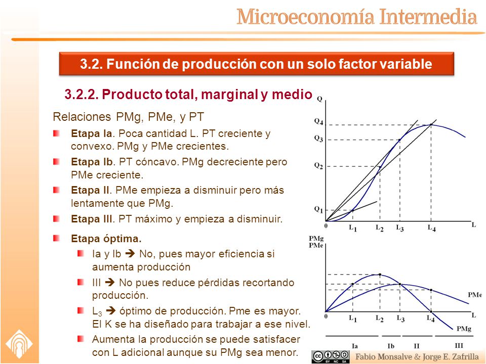 3.2. Función de producción con un solo factor variable