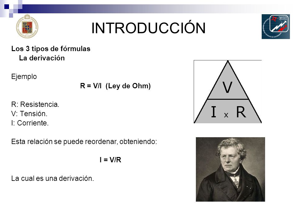 INTRODUCCIÓN Los 3 tipos de fórmulas La derivación Ejemplo