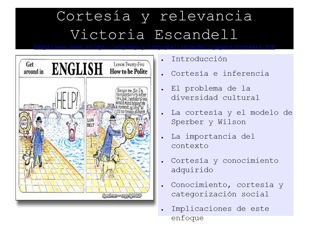 Cortesía y relevancia Victoria Escandell   uned