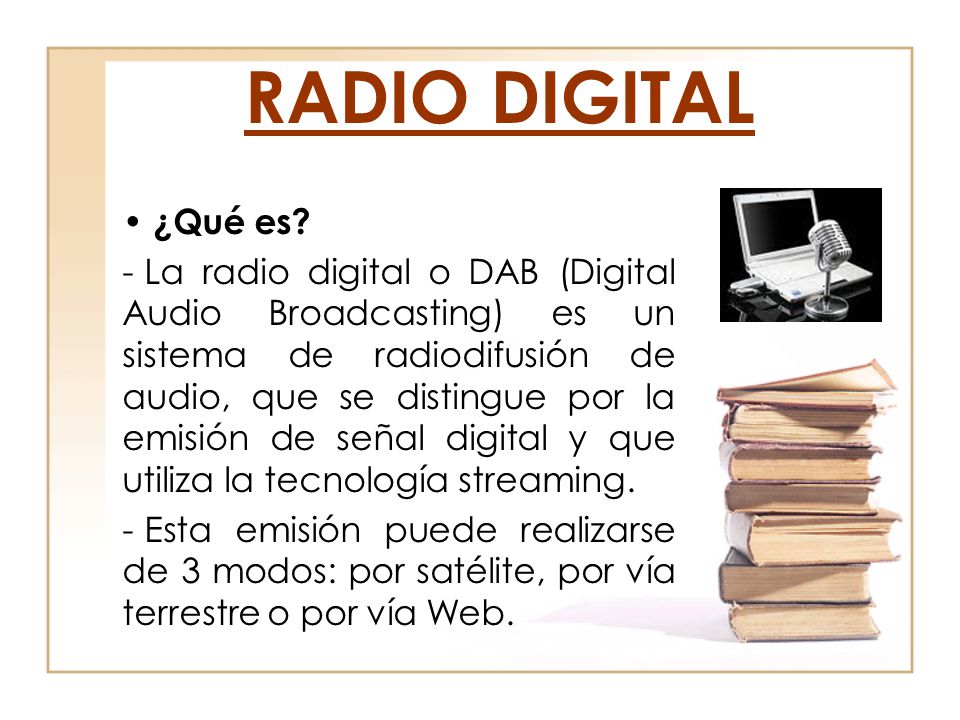 Radio digital por Internet Tecnología de la Comunicación II - ppt descargar