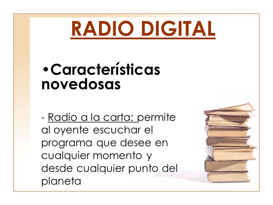 Radio digital por Internet Tecnología de la Comunicación II - ppt descargar
