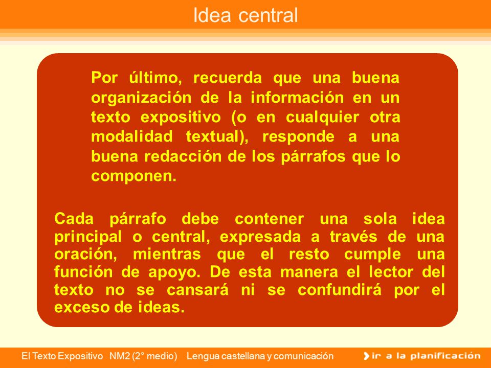 Idea central