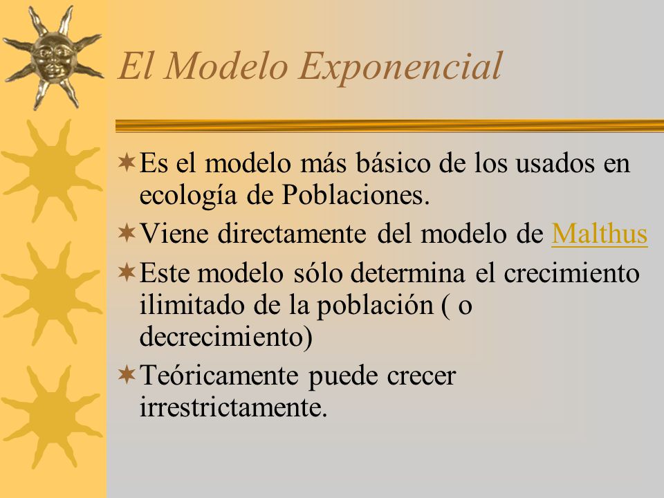 Tema II Modelos Básicos de Crecimiento Poblacional - ppt video online  descargar