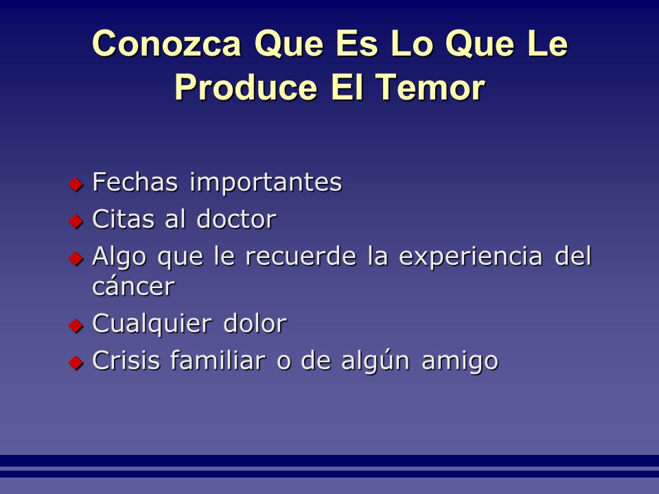 Conozca Que Es Lo Que Le Produce El Temor