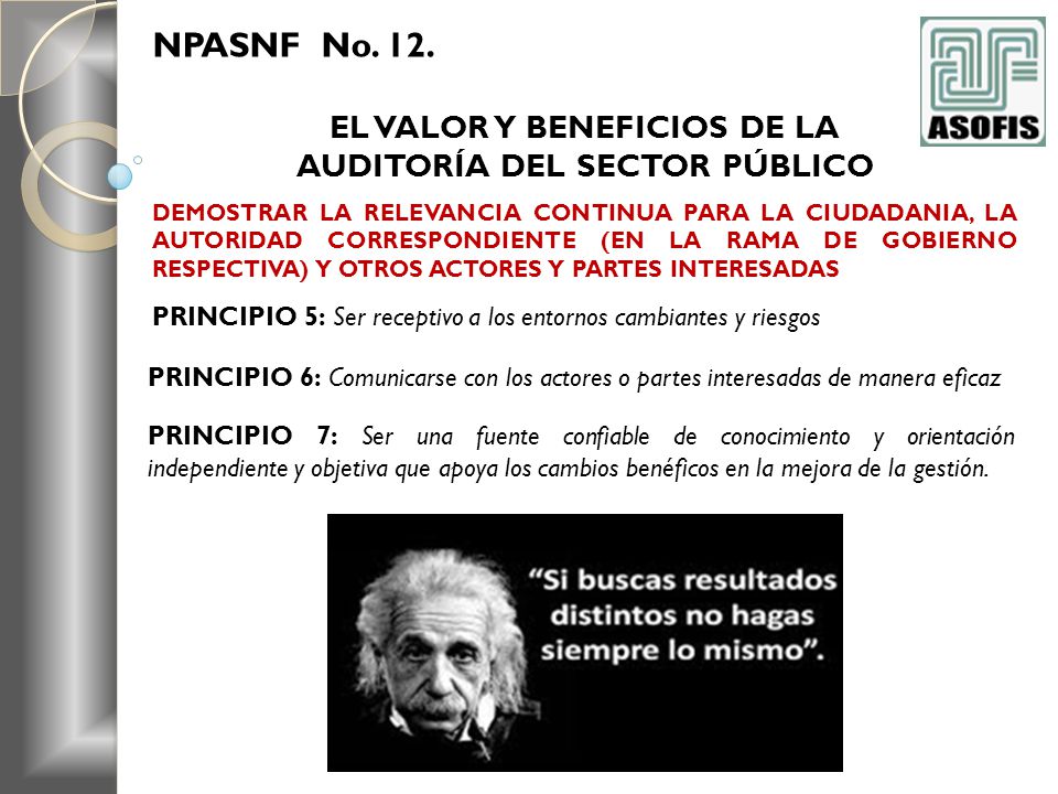 EL VALOR Y BENEFICIOS DE LA AUDITORÍA DEL SECTOR PÚBLICO