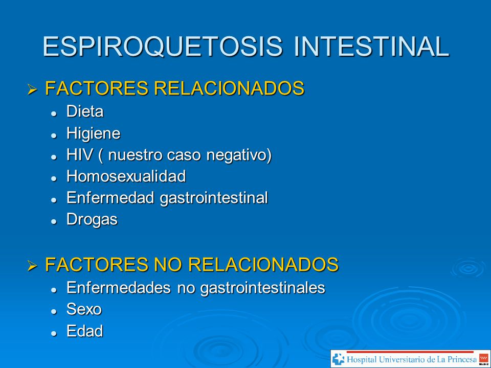 ESPIROQUETOSIS INTESTINAL