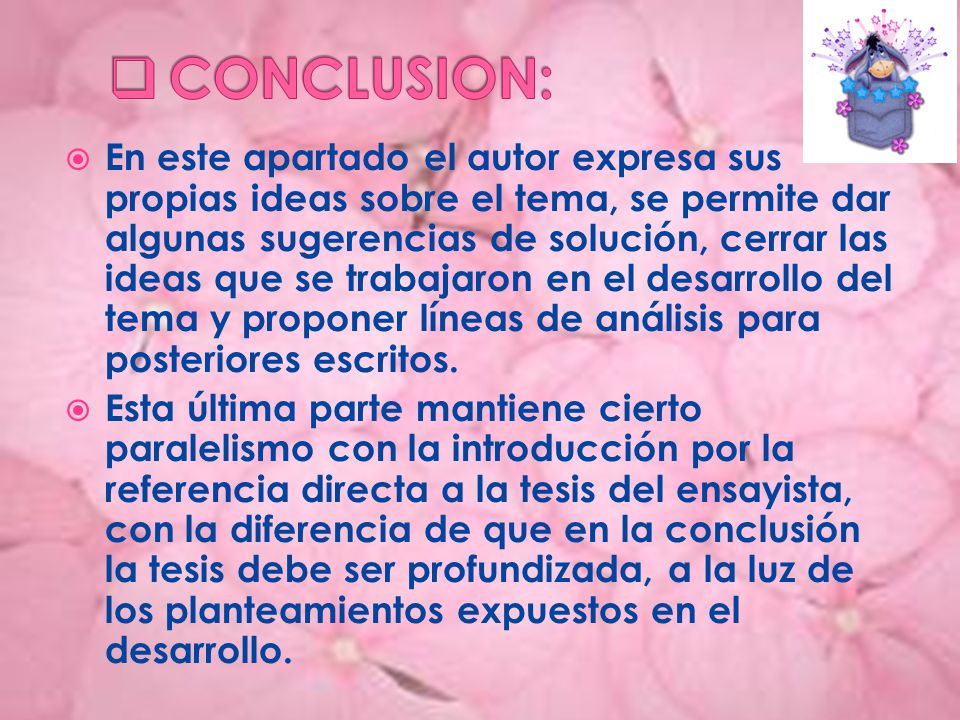 CONCLUSION: