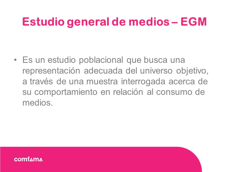 Estudio general de medios – EGM