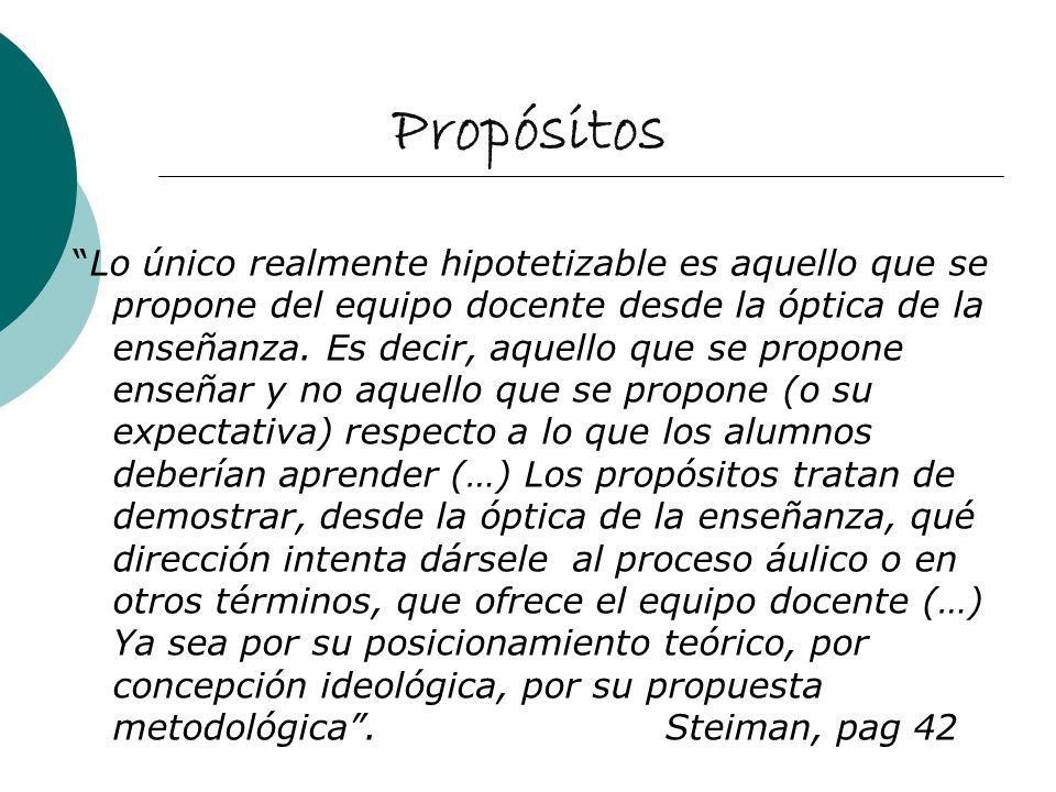 Propósitos