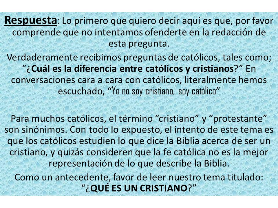 Respuesta: Lo primero que quiero decir aquí es que, por favor comprende que no intentamos ofenderte en la redacción de esta pregunta.