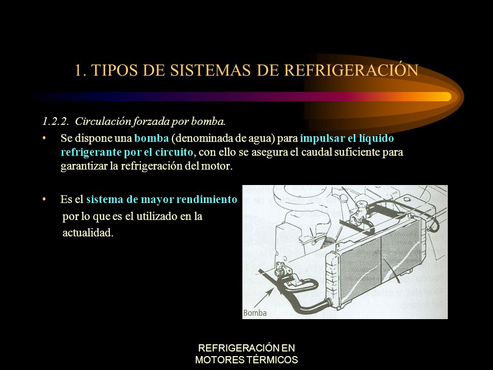 1. TIPOS DE SISTEMAS DE REFRIGERACIÓN