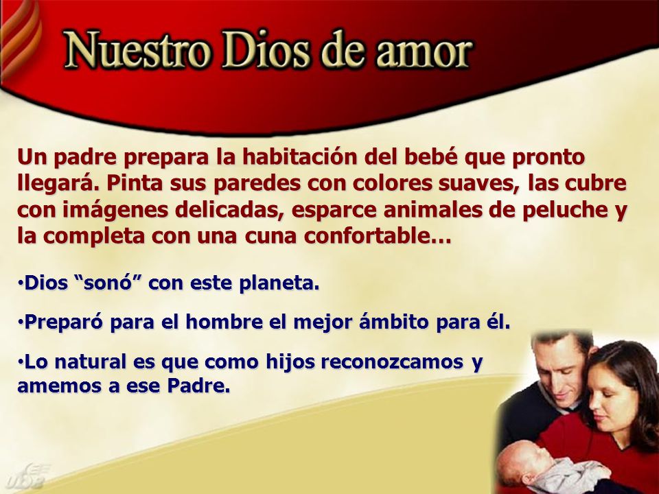 Un padre prepara la habitación del bebé que pronto llegará