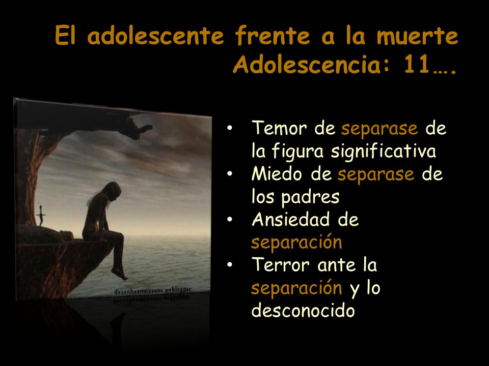 El adolescente frente a la muerte Adolescencia: 11….