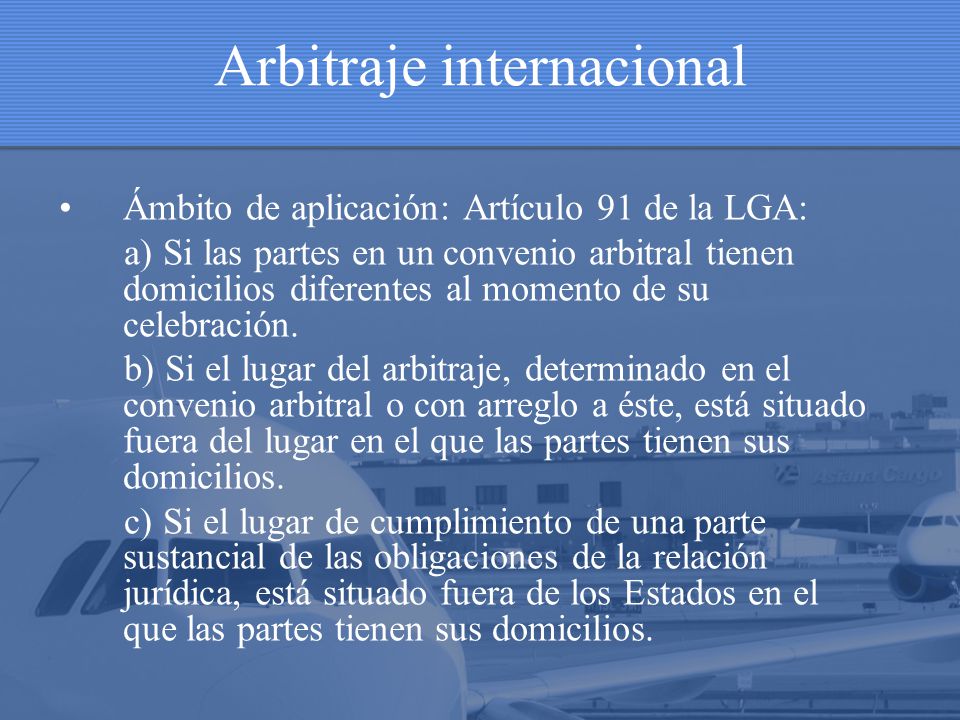 Arbitraje internacional