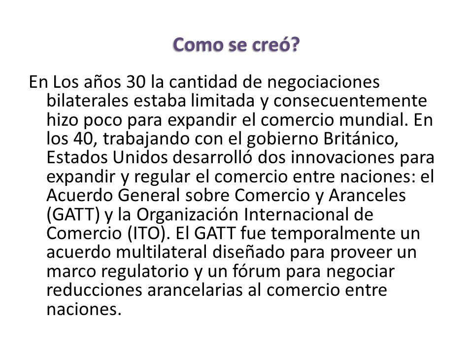 Como se creó