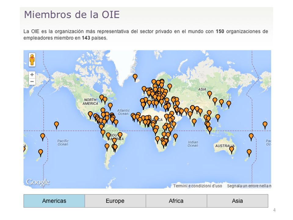 En América Central y del Sur faltan solo Cuba, Belice, Guyana, Puerto Rico.