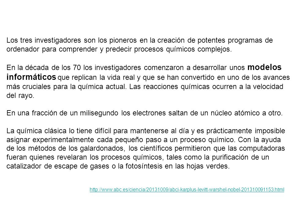 Los tres investigadores son los pioneros en la creación de potentes programas de
