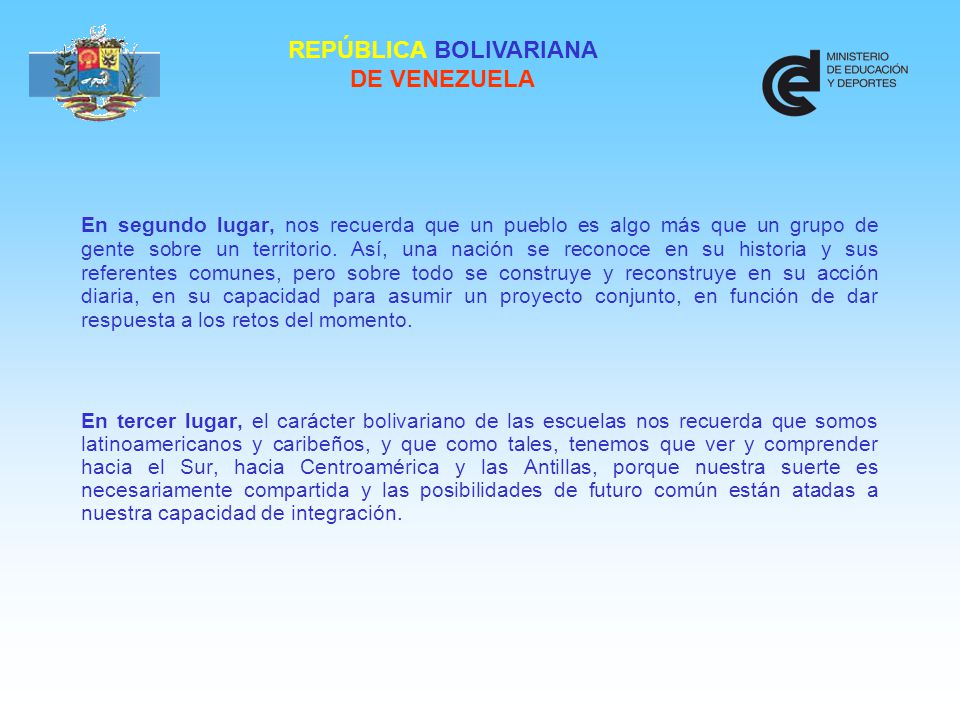 En segundo lugar, nos recuerda que un pueblo es algo más que un grupo de gente sobre un territorio. Así, una nación se reconoce en su historia y sus referentes comunes, pero sobre todo se construye y reconstruye en su acción diaria, en su capacidad para asumir un proyecto conjunto, en función de dar respuesta a los retos del momento.