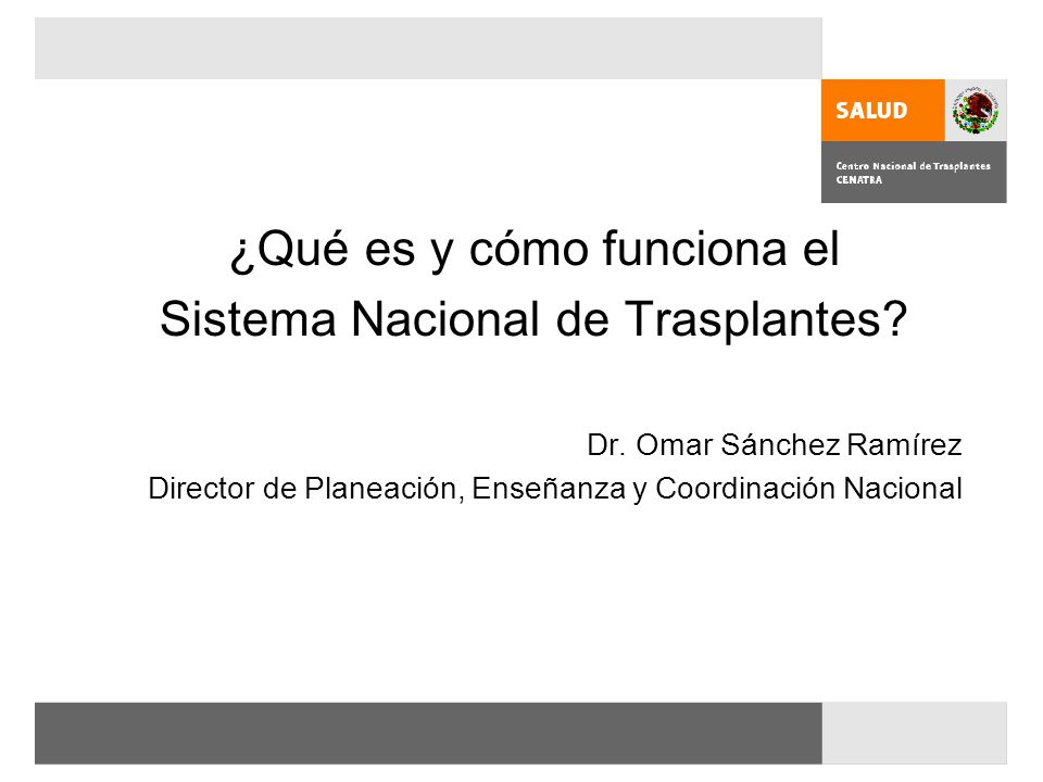 ¿Qué es y cómo funciona el Sistema Nacional de Trasplantes