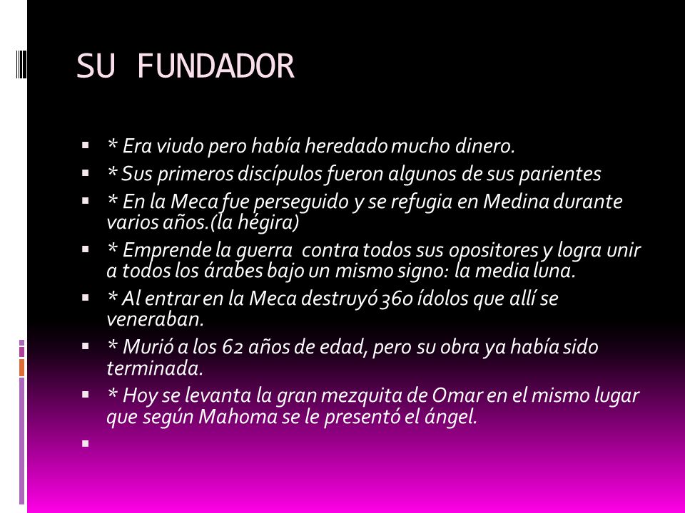 SU FUNDADOR * Era viudo pero había heredado mucho dinero.
