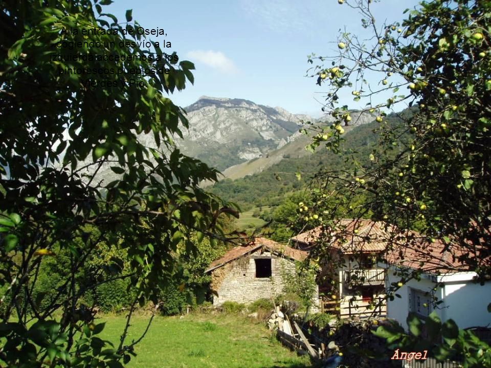 A la entrada de Oseja, cogiendo un desvío a la izquierda accedemos a los pintorescos pueblos de Vierdes y Pio.