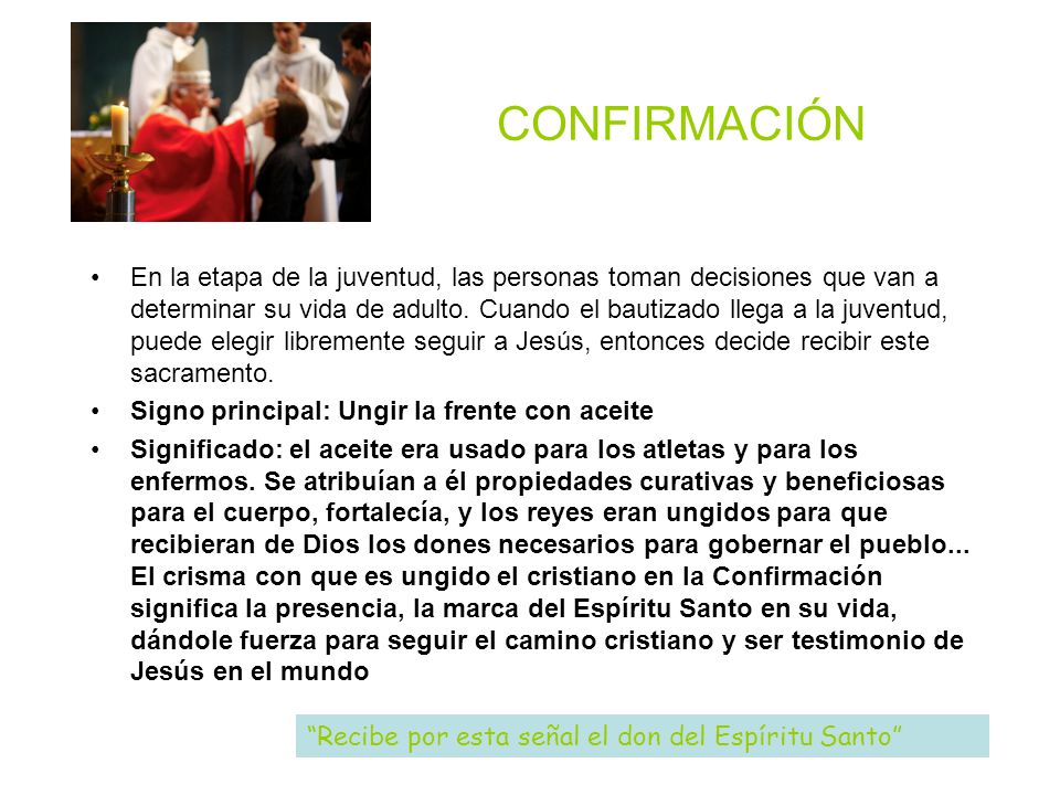 CONFIRMACIÓN