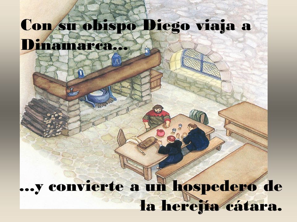 Con su obispo Diego viaja a Dinamarca...