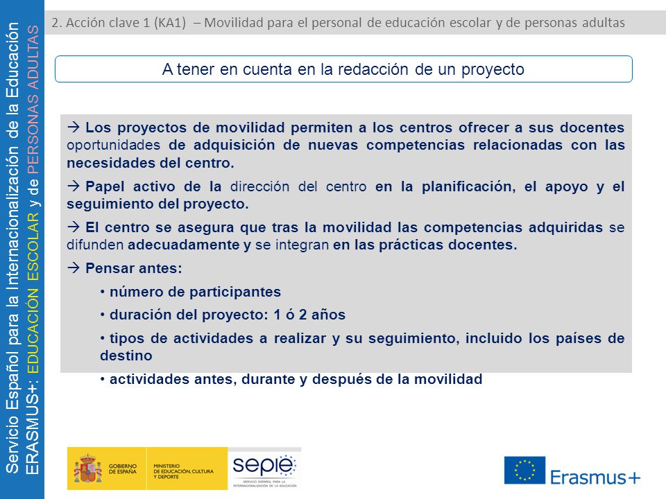 A tener en cuenta en la redacción de un proyecto