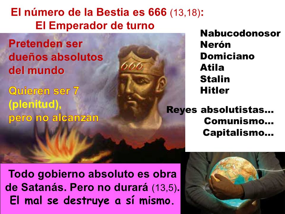 Todo gobierno absoluto es obra El mal se destruye a sí mismo.