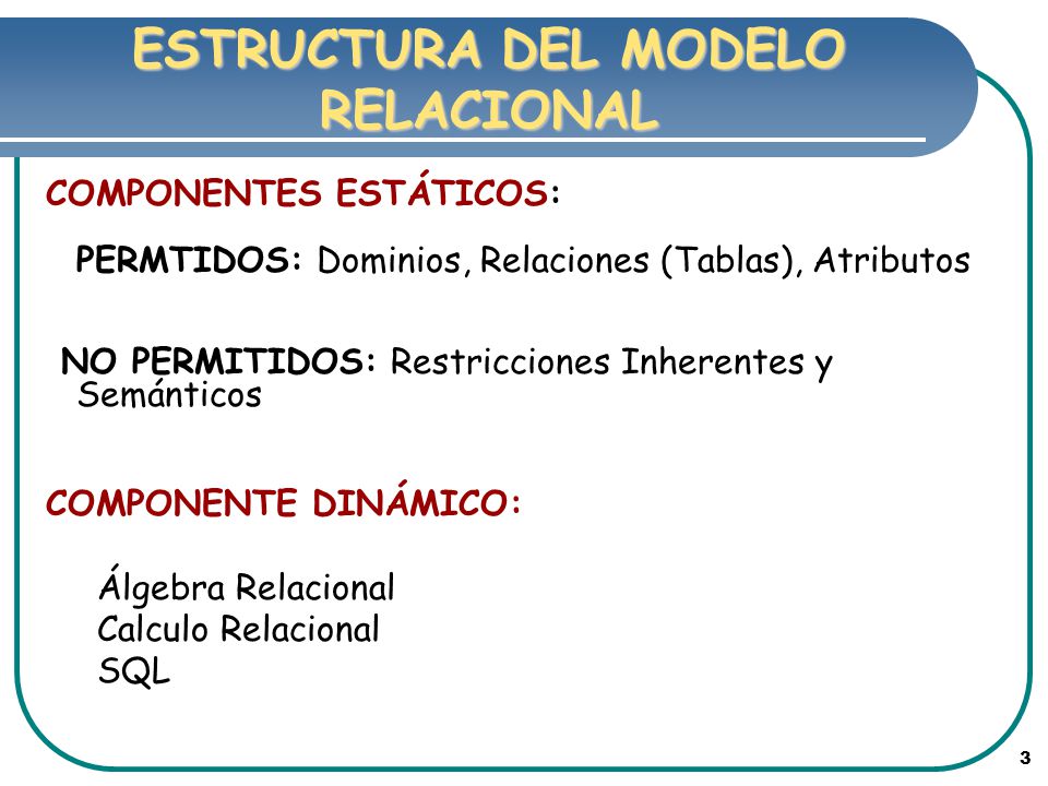 Modelo Relacional (MR) - ppt descargar