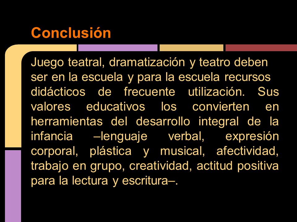 Bibliografía - García, A. (2008). El juego teatral, dramatización y teatro como recurso didáctico. Primeras Noticias. Literatura infantil y Juvenil.