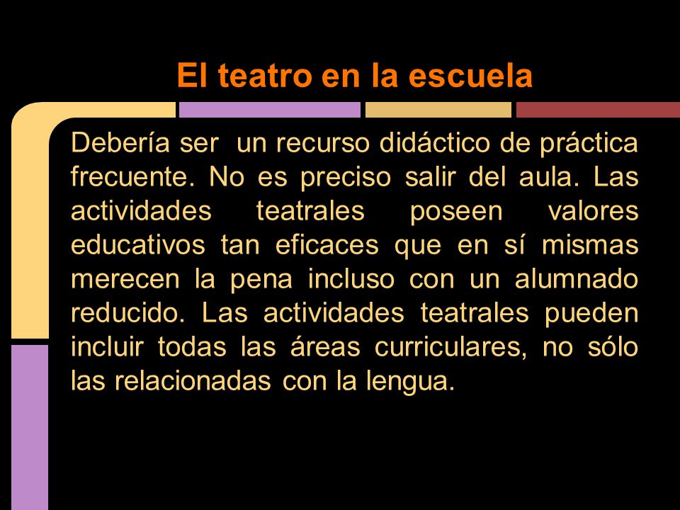 Tipos de teatro - escrito para los niños: corpus más Numeroso.