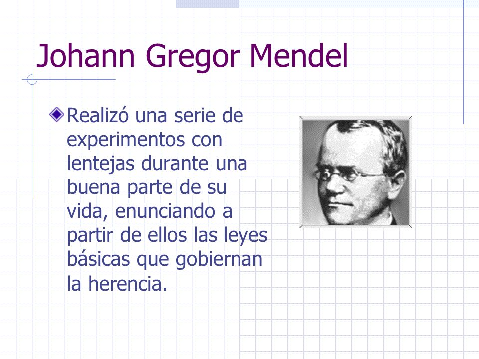 Johann Gregor Mendel