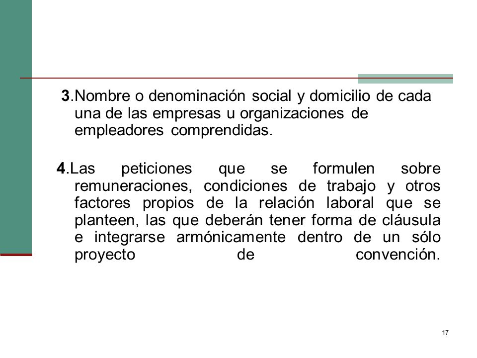 3.Nombre o denominación social y domicilio de cada una de las empresas u organizaciones de empleadores comprendidas.