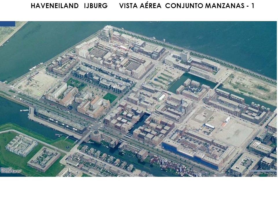 HAVENEILAND IJBURG VISTA AÉREA CONJUNTO MANZANAS - 1