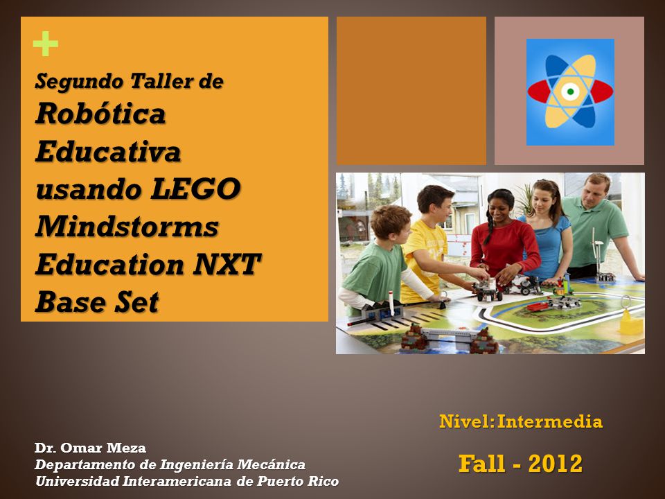 Segundo Taller de Robótica Educativa usando LEGO Mindstorms Education NXT Base Set