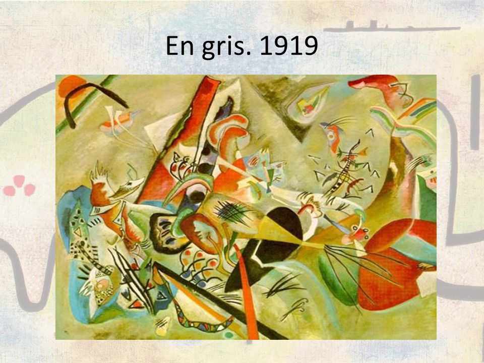 En gris. 1919