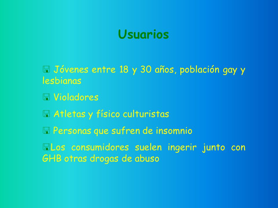 Usuarios Jóvenes entre 18 y 30 años, población gay y lesbianas